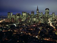 City Lights of San Francisco, California